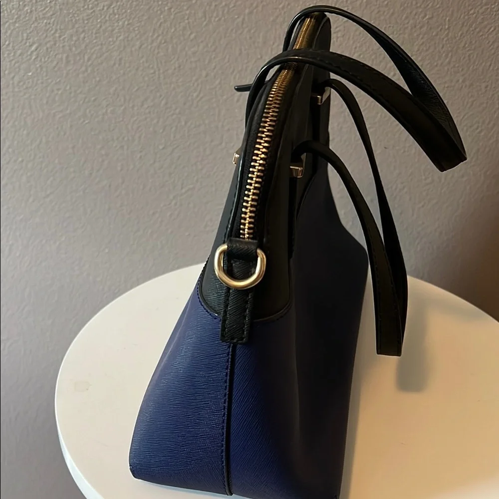 Kate Spade Black and Blue Satchel - Picture 4 of 10